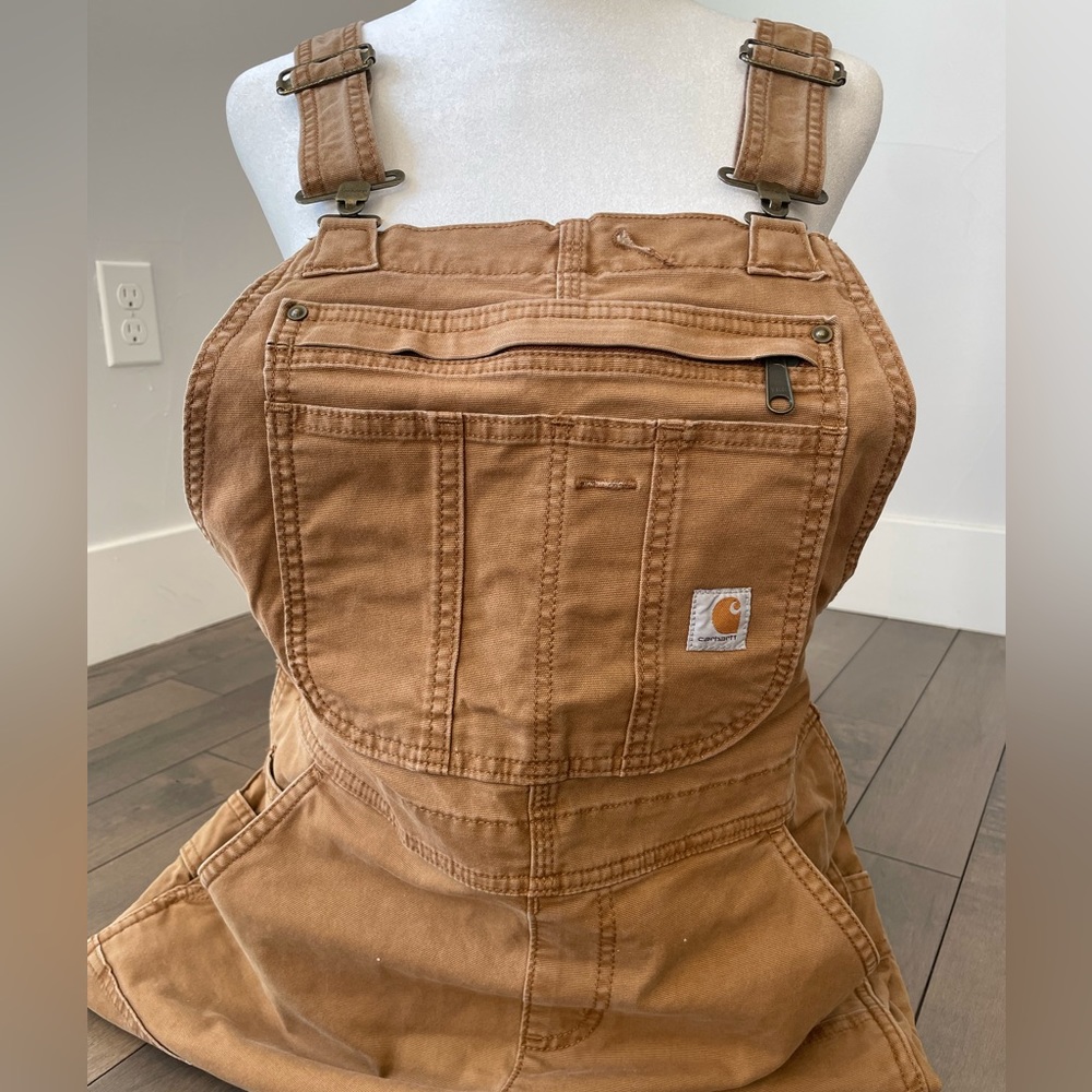 Rugged Flex Loose Fit Canvas Bib Overall - CARHARTT